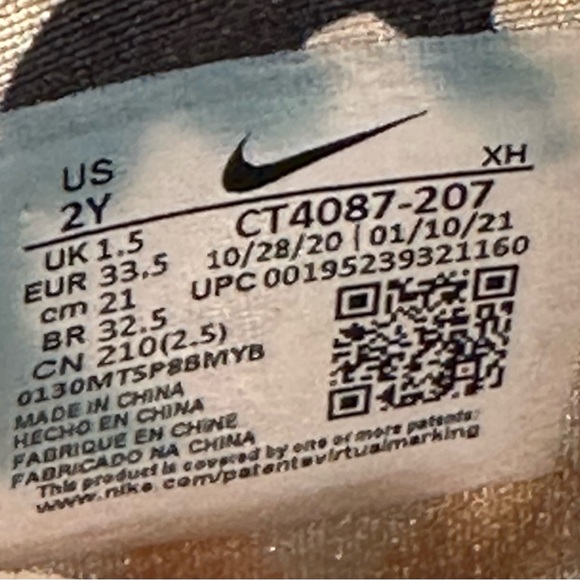 Nike Kyrie 7 Ripple GS - Youth Size 2 - Picture 7 of 7